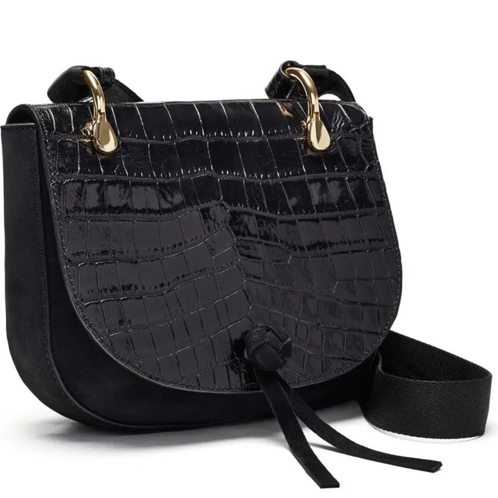 Elizabeth and James Leather Saddle Bag